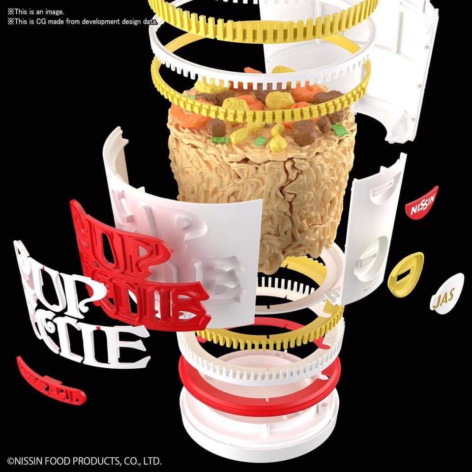 Nissin Best Hit Chronicle Series Cup Noodle Model Kit - Image 15
