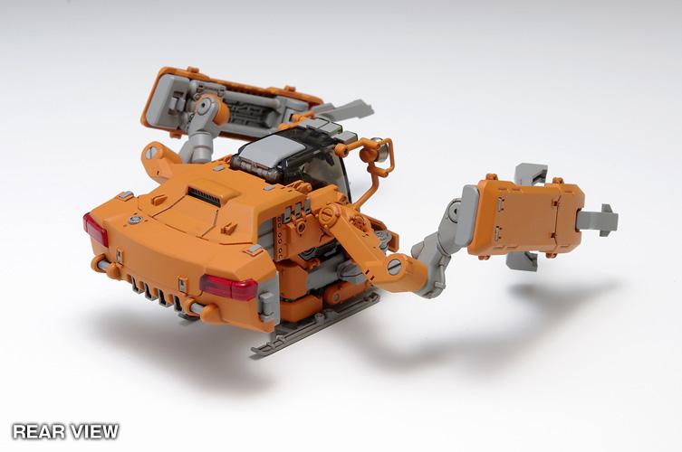 Wave Space Pod Crab-03 Orange/White (3.07 Inch Tall approx) Construction Equipment - Image 5