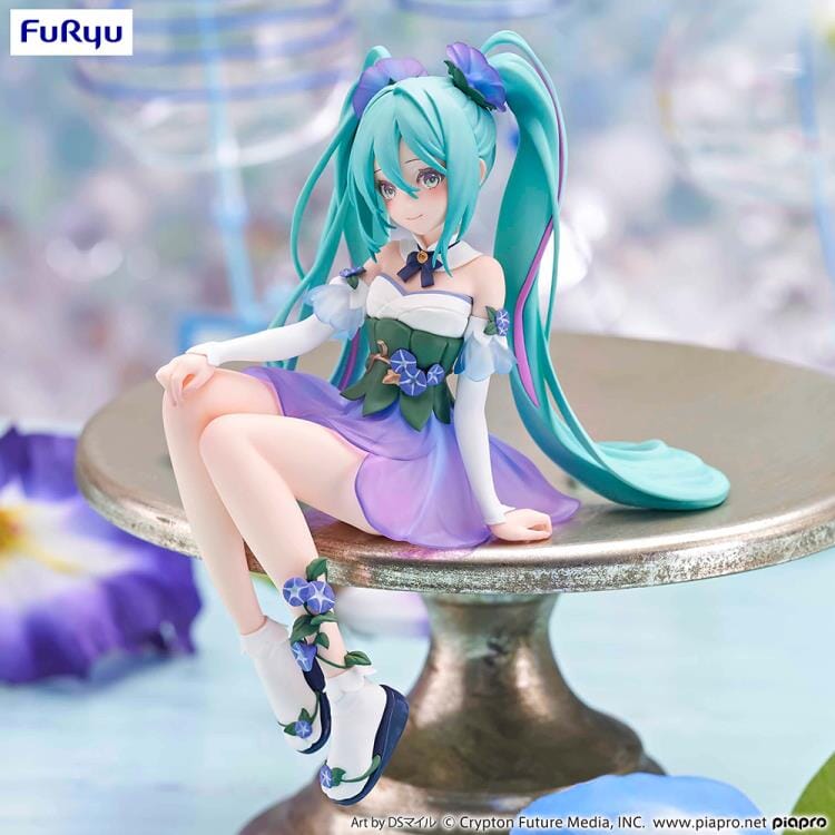 Vocaloid Hatsune Miku (Flower Fairy Morning Glory Ver.) Noodle Stopper Figure - Image 7