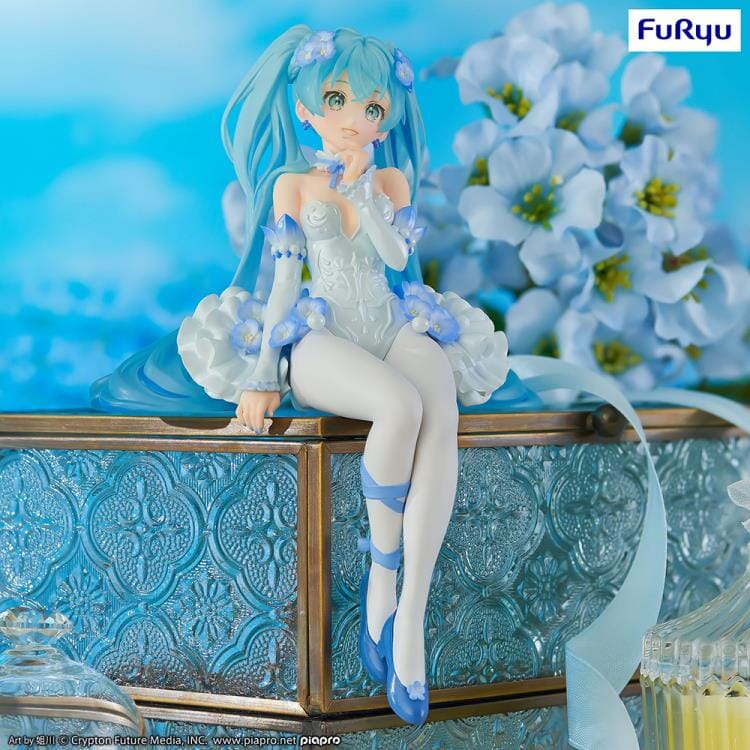 Vocaloid Hatsune Miku (Flower Fairy Nemophila Ver.) Noodle Stopper Figure (Reissue) - Image 4