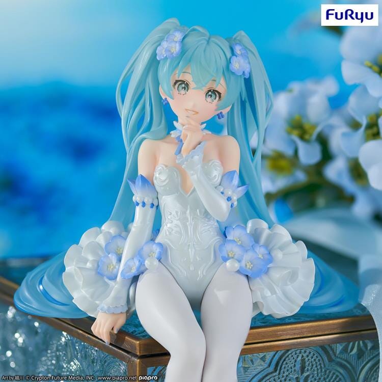 Vocaloid Hatsune Miku (Flower Fairy Nemophila Ver.) Noodle Stopper Figure (Reissue) - Image 5