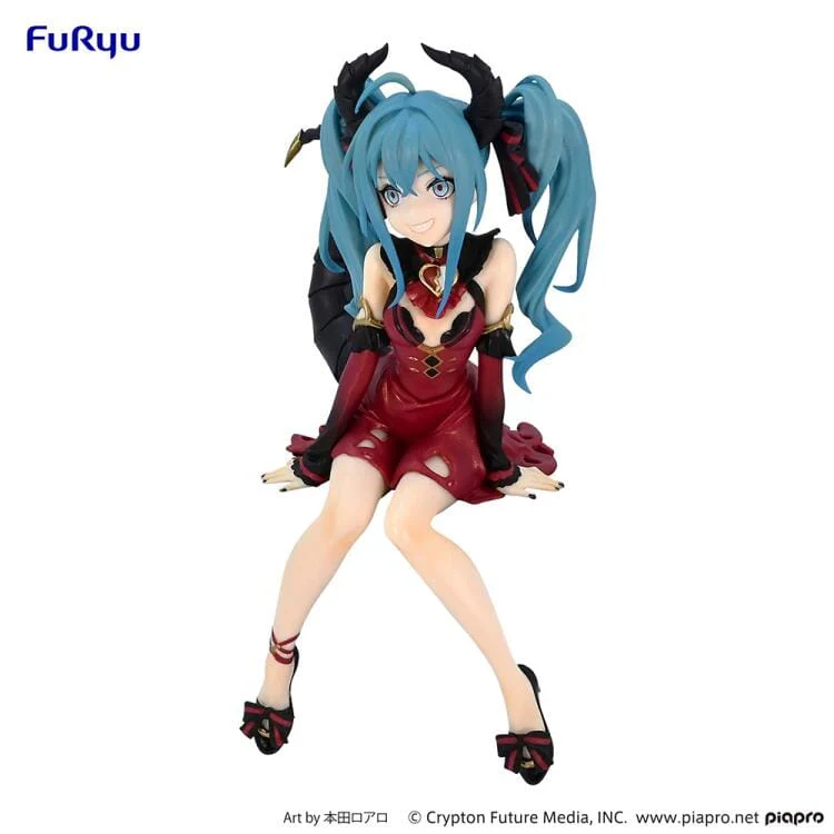 Vocaloid Hatsune Miku (Villain Color Red Variation Ver.) Noodle Stopper Figure - Image 3