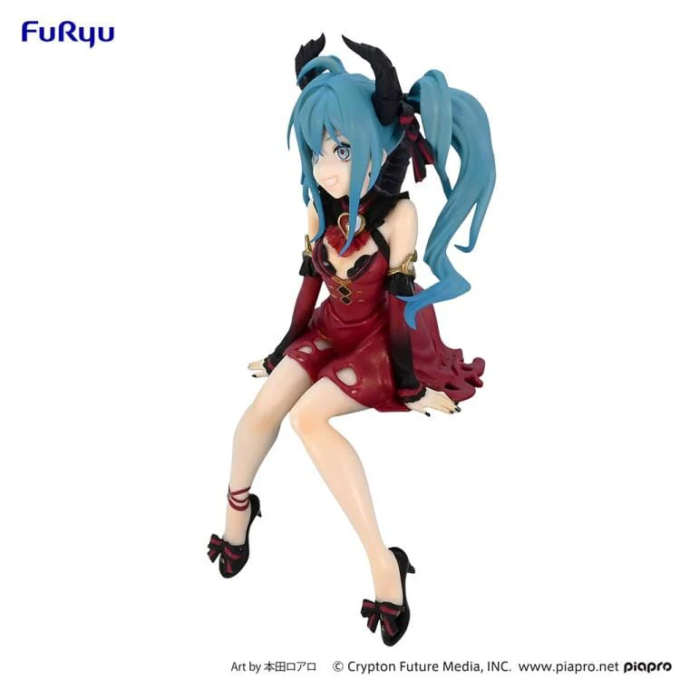 Vocaloid Hatsune Miku (Villain Color Red Variation Ver.) Noodle Stopper Figure - Image 4