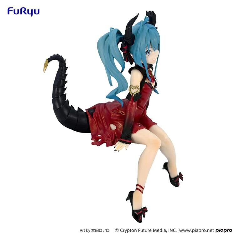 Vocaloid Hatsune Miku (Villain Color Red Variation Ver.) Noodle Stopper Figure - Image 8