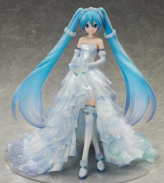 Vocaloid Hatsune Miku (Wedding Dress Ver.) 1/7 Scale Figure - Image 4